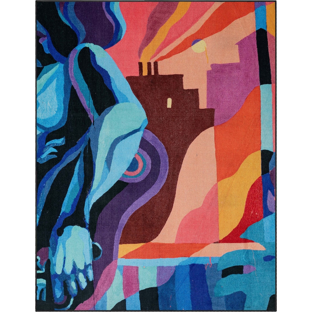 Well Woven x Misha Tyutyunik Sunday Jungle Aubade Rug