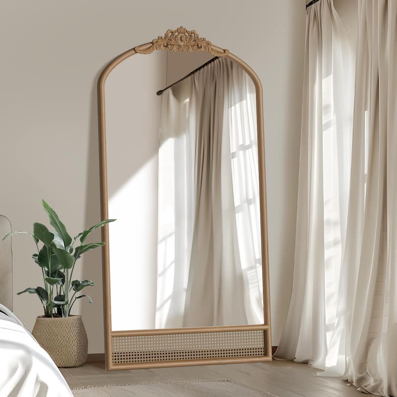 Elegant Arch Frame Full Length Mirror vanity mirror