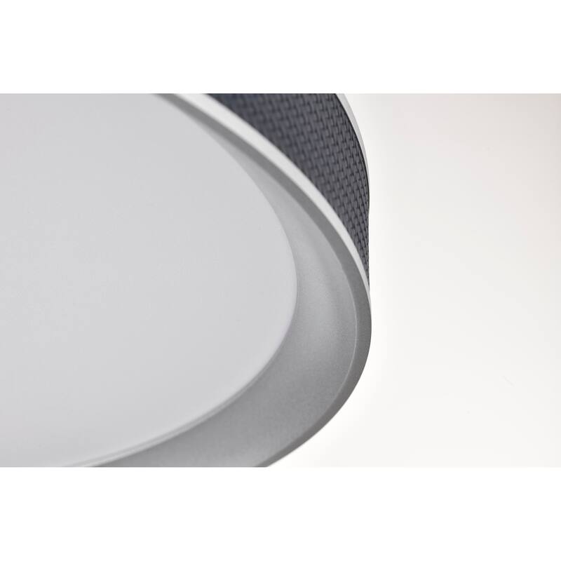 Bandon 20 Inch LED Pendant Gray with Blue Wrap Acrylic Lens