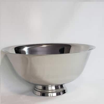 Stainless Steel footed Serving Bowl 11.75"