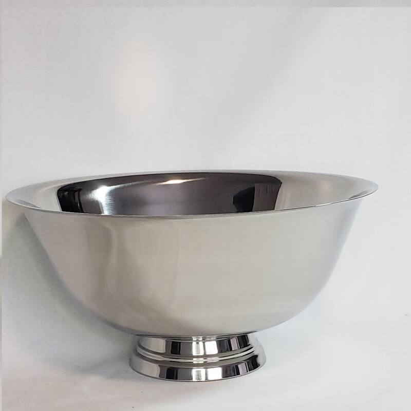 Stainless Steel footed Serving Bowl 7"