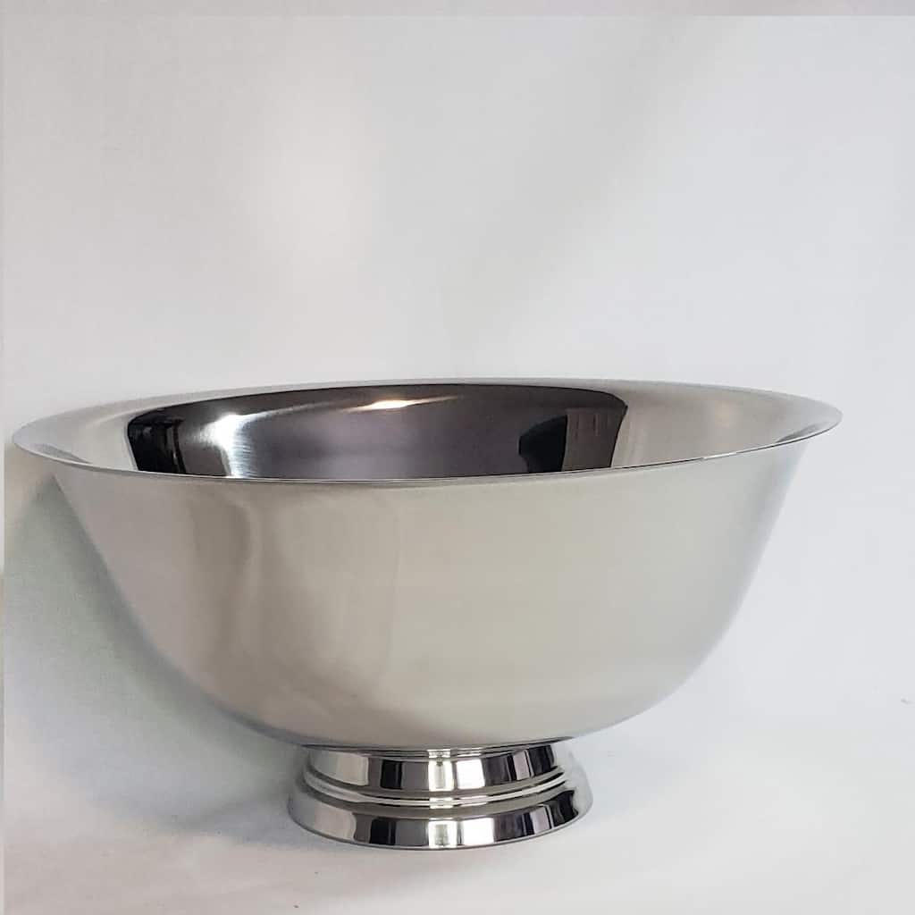 Stainless Steel footed Serving Bowl 7"