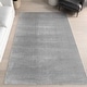 preview thumbnail 16 of 59, Nuloom Argelia Solid Machine Washable Area Rug 5' 3" x 8' - Light Grey - Rectangle
