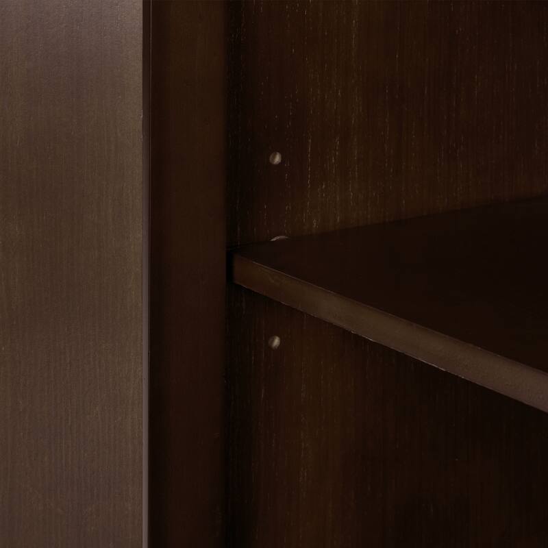 Wooden Storage Sideboard Entryway Cabinets with Adjustable Shelves, Cupboard with 3 Retro Metal Handles & 4 Pinewood Legs