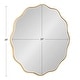 preview thumbnail 31 of 55, Kate and Laurel Viona Round Scalloped Mirror