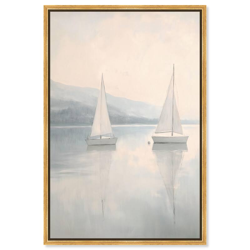 Dreaming of Sails II Canvas by Art Remedy - Gold - 20" x 30"