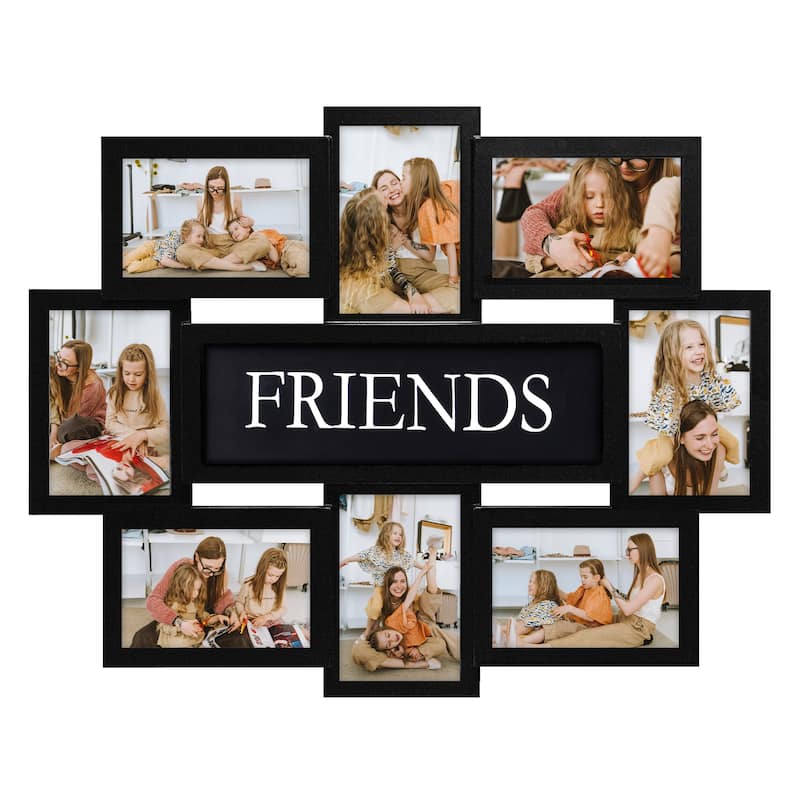 HELLO LAURA 12 Opening Decorative Wall Hanging Collage Puzzle Picture Photo Frame