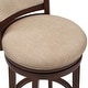 preview thumbnail 43 of 49, Verona Panel Back Linen Swivel 29-inch High Back Bar Stool by iNSPIRE Q Classic