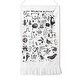 preview thumbnail 1 of 2, Wee Gallery Printed Tapestry - Jungle Animal Alphabet