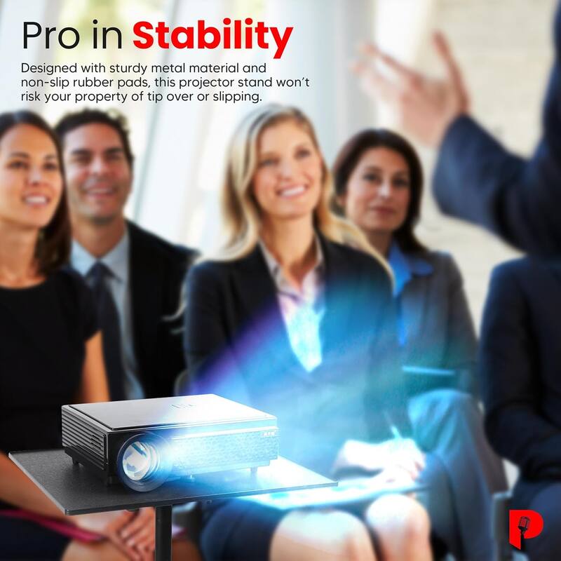 ProMaster Adjustable Tripod Projector Stand - Height Adjustable Projector Floor Stand for Outside Use,