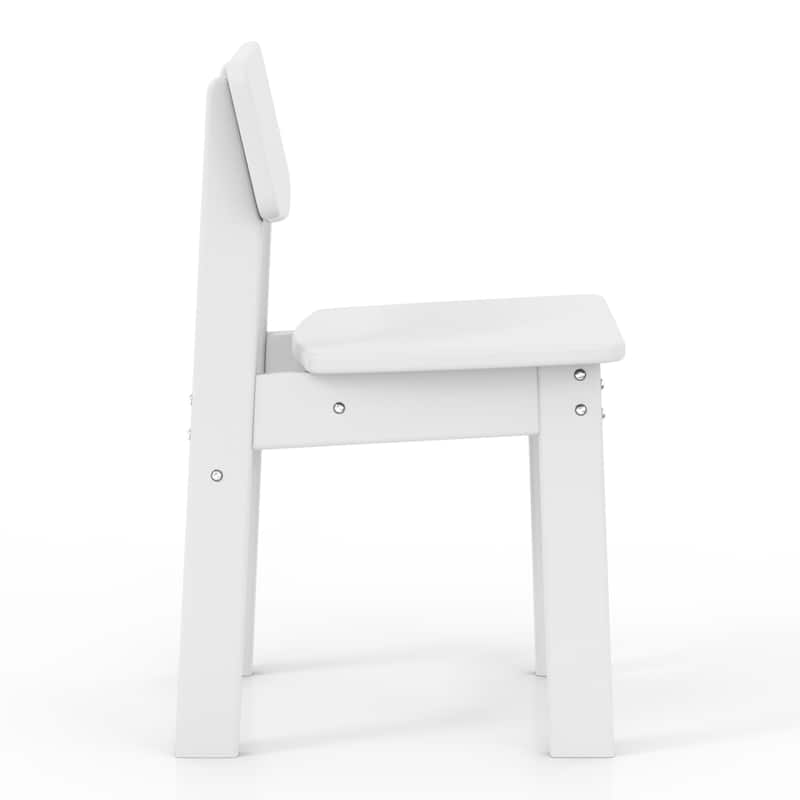 Polytrends Modern Mini Kids Outdoor Dining Chair (Set of 2)