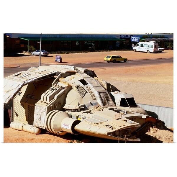 "Space ship left over from film shoot" Poster Print