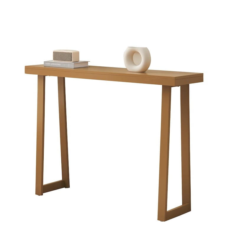 Claude Collection Wood 36" Modern Console Table with Shelf