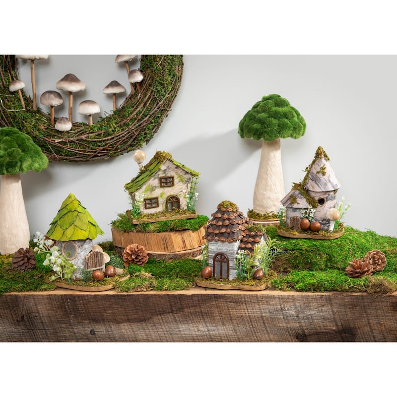 Woodland House Cone Roof, Set of 2