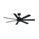 preview thumbnail 1 of 7, Fanimation Pendry 56 inch Indoor/Outdoor Smart Ceiling Fan with Remote - Black