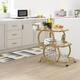 Metal Bar Cart Chrome Bar Carts for the Home