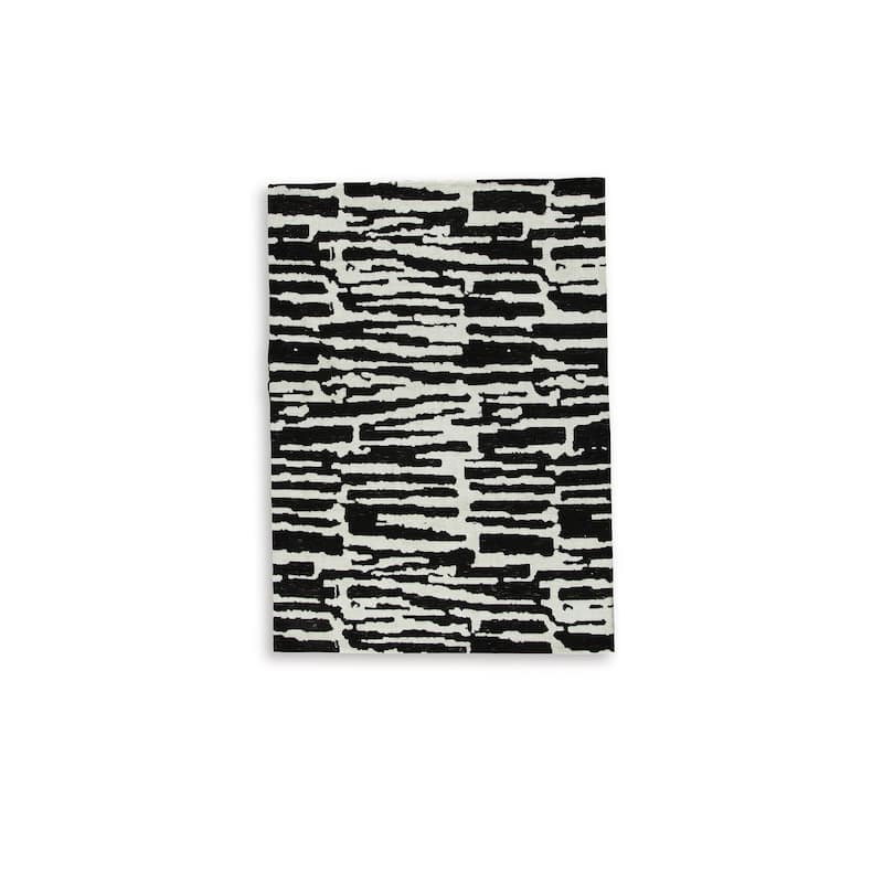 Signature Design by Ashley Bramshaw Black/Ivory Rug