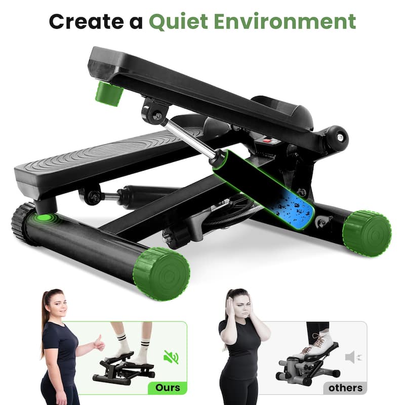 Home stepper machine, twist the stepper and resistance band