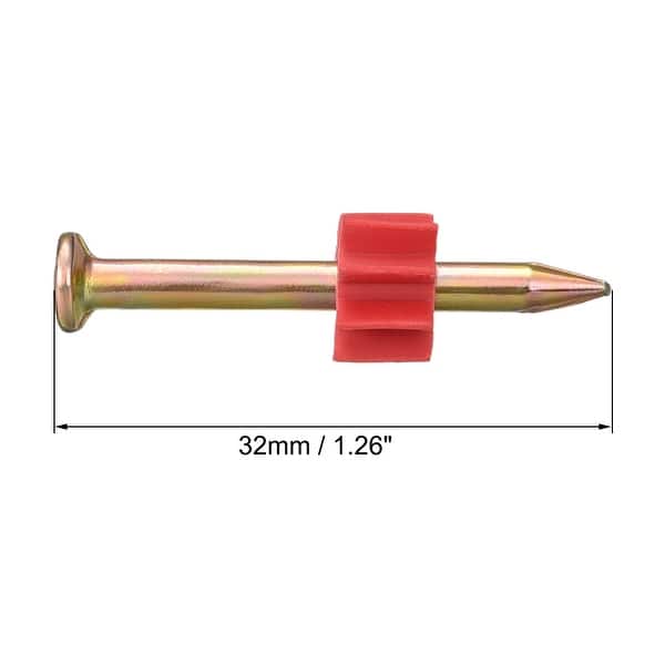 Powder Fastening Systems Fastener Nail Kit Washer Drive Pins 32mmx3.2mm