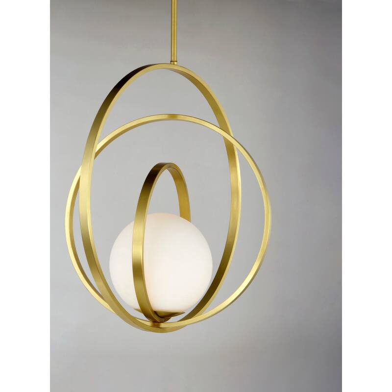 Maxim Coronet Single Light 21" Adjustable Ring Pendant