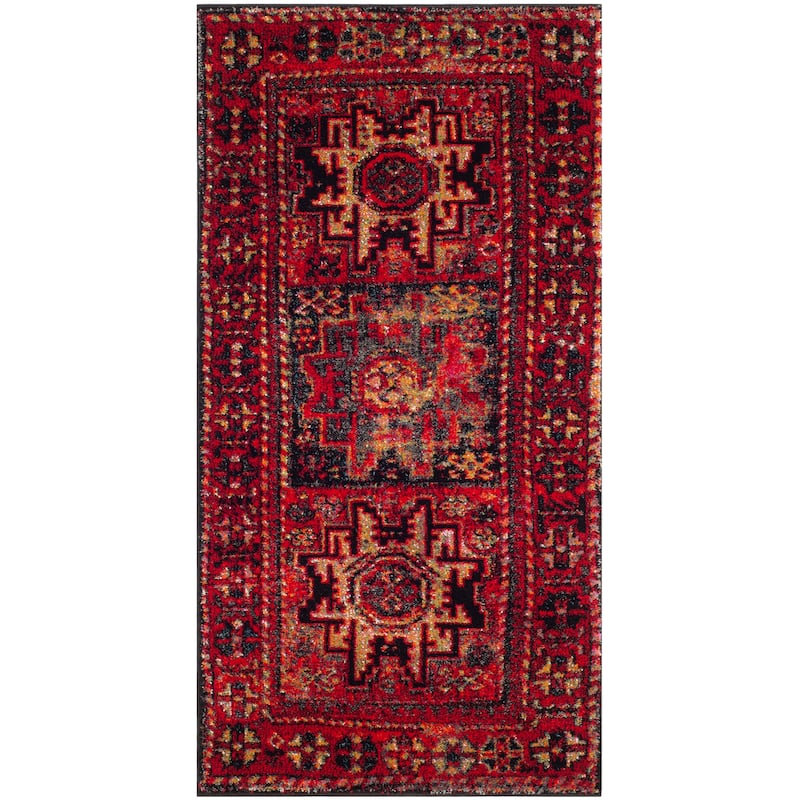 SAFAVIEH Vintage Hamadan Gody Oriental Distressed Rug