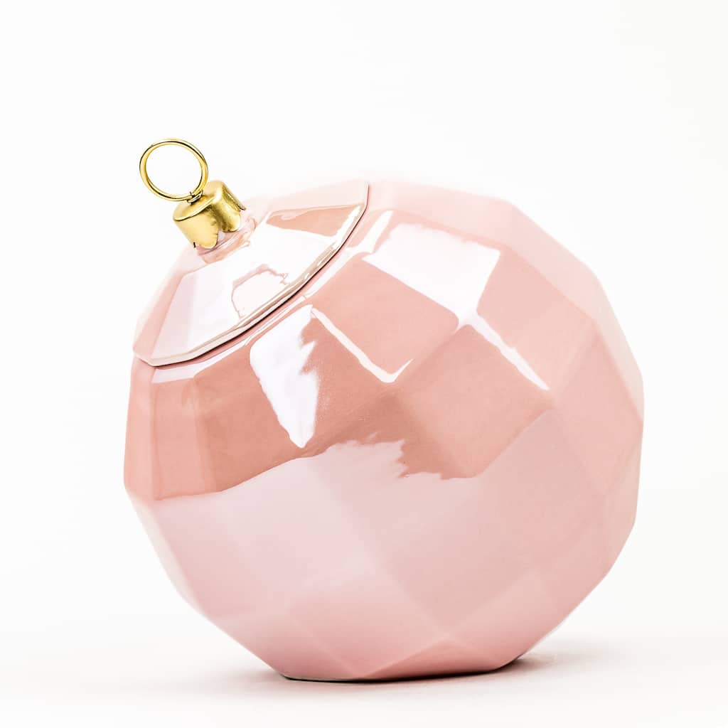 10 Strawberry Street Disco Christmas Cookie Jar, Pink