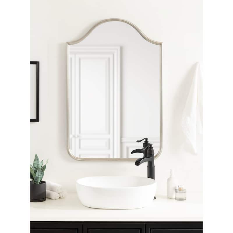 Kate and Laurel Fellows Framed Arch Wall Mirror