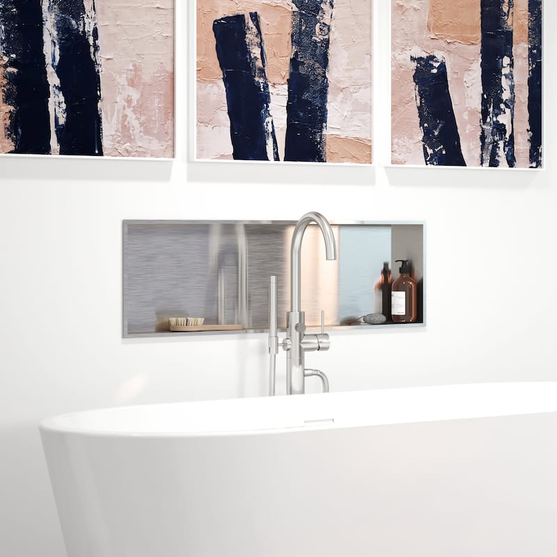 Highflow Freestanding Tub Filler with Swivel Spout and Handshower Chrome