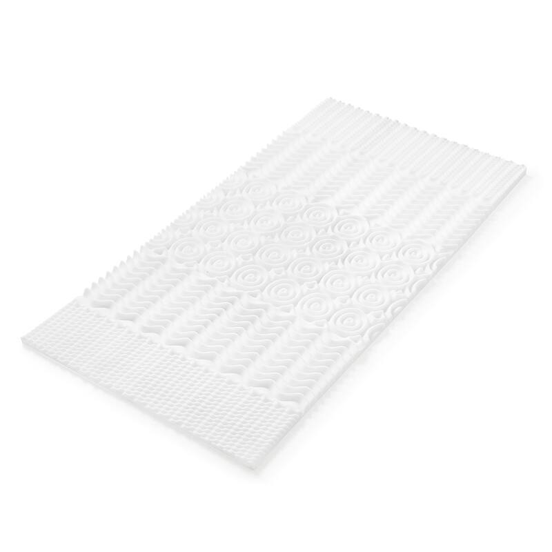 USA Made 2" Egg Crate Twin XL Memory Foam Topper