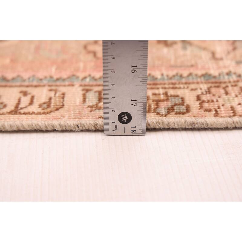 ECARPETGALLERY Hand-knotted Antalya Vintage Pink Wool Rug - 9'8 x 12'8