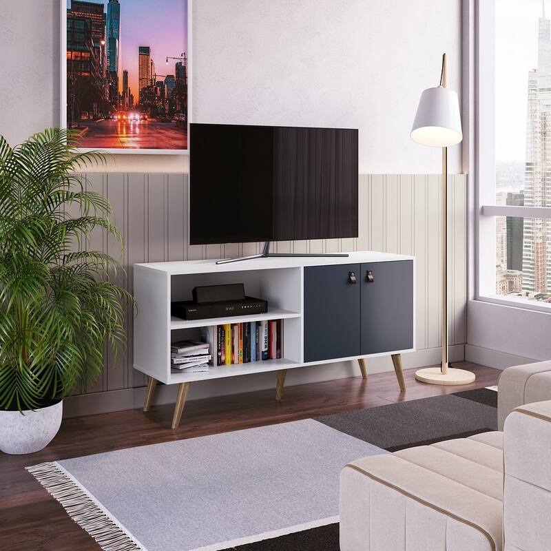 Manhattan Comfort Amber 53.7 In. Media Console Cabinet