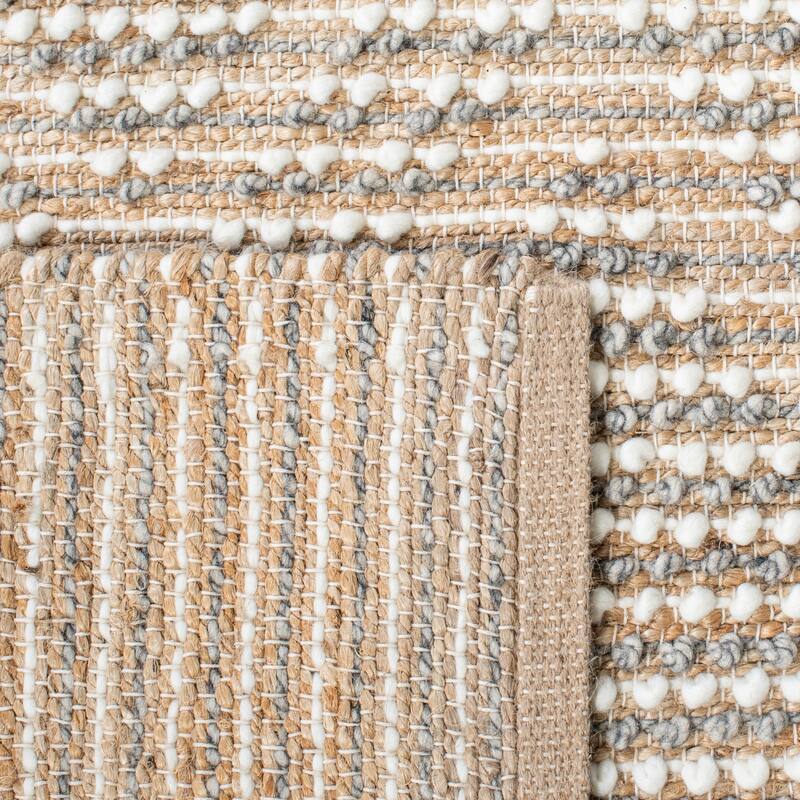 SAFAVIEH Handmade Natura Inna Diamond Jute & Wool Rug