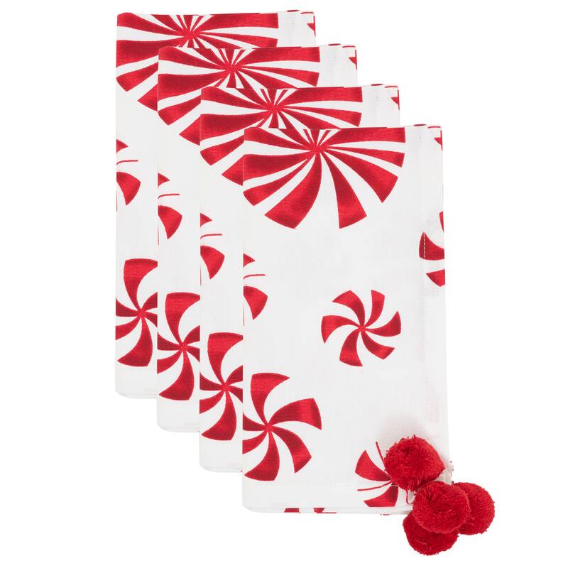 Peppermints Napkin (Set of 4) - 20"x20"