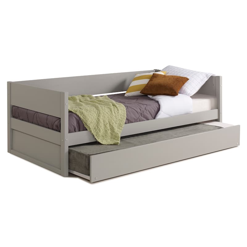 Tribeca Wood Panel Twin Size Daybed - with Twin Trundle