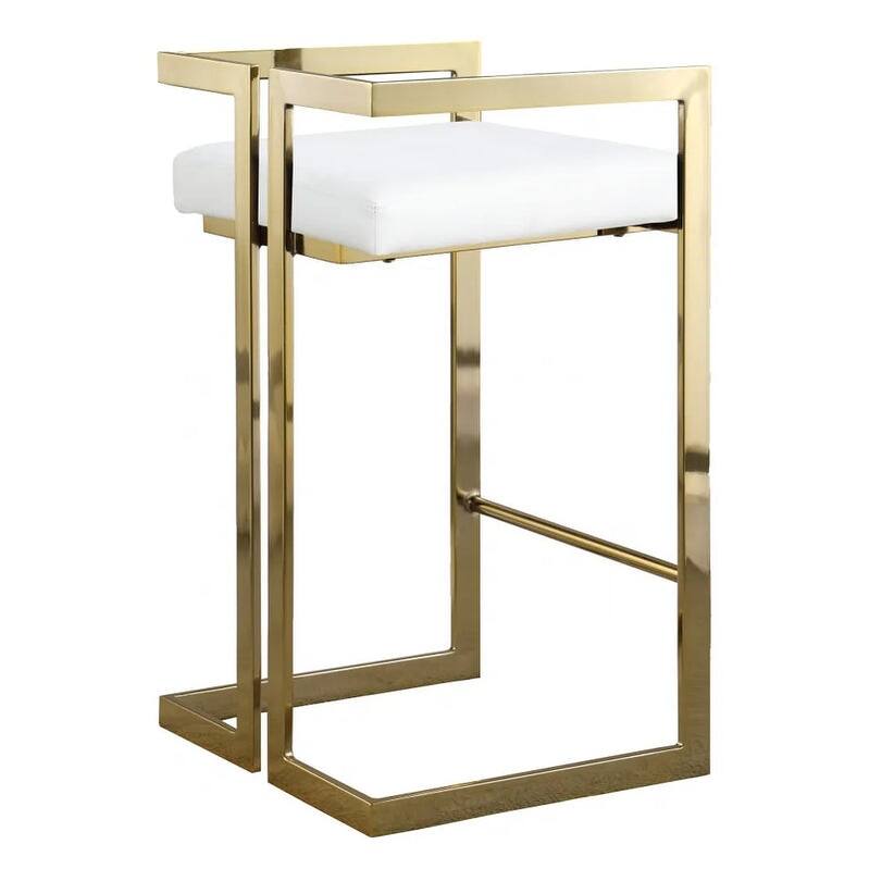 Gold/White Harvey Stool II (Set of 3)
