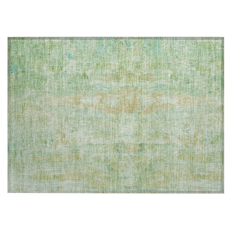 Machine Washable Indoor/ Outdoor Muted Ombre Chantille Rug