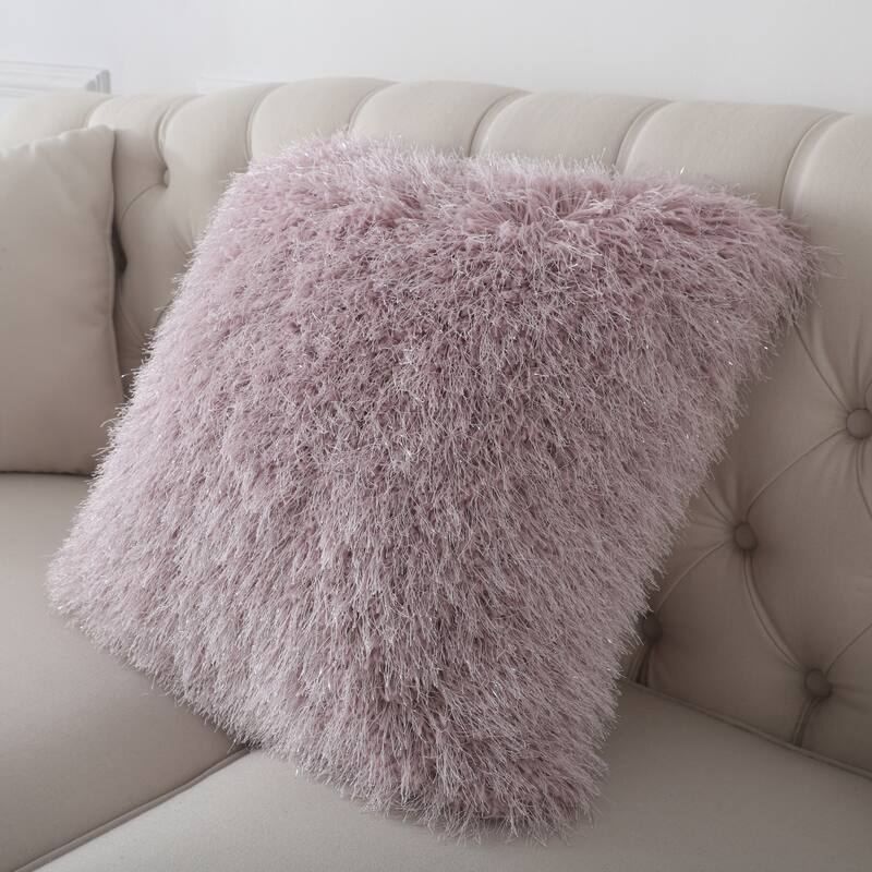 Manhattan Collection Shag Pillow