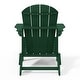 preview thumbnail 7 of 10, Polytrends Laguna Weather Resistant Outdoor Patio Folding Adirondack Chairs (Set of 4)