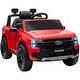 preview thumbnail 11 of 18, Licensed 12V Ford Ranger Kids Ride On Truck with Remote Control, Music, LED Headlights, and Toy Storage for Ages 3-6 Red