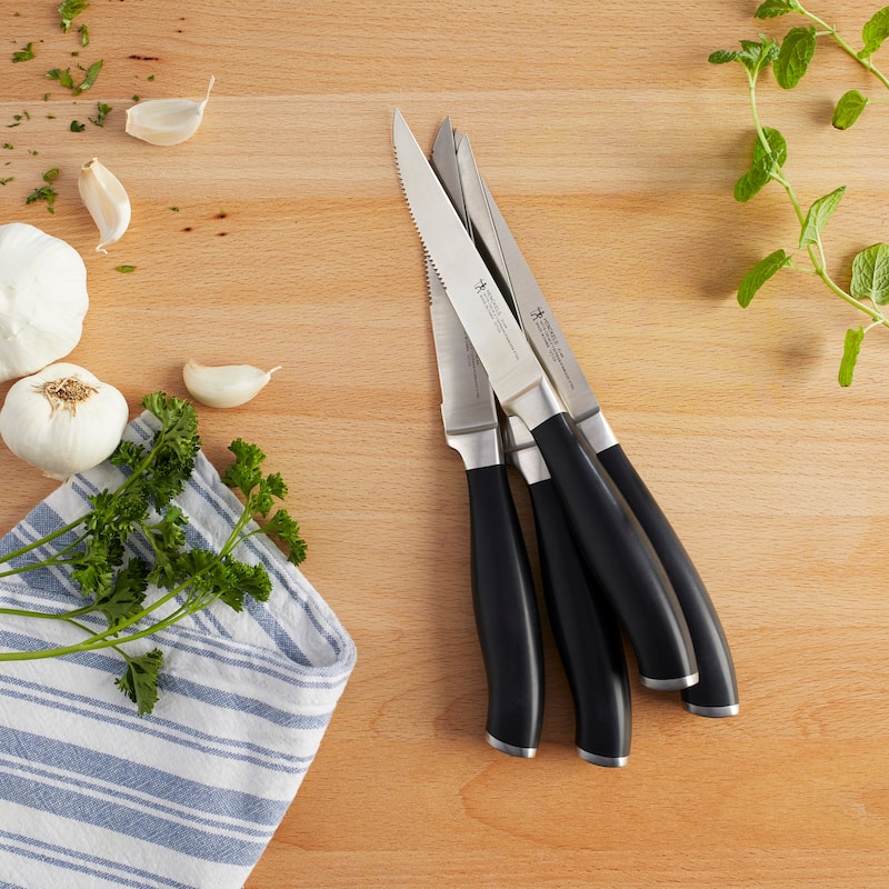 Henckels Elan 4-pc Steak Knife Set - Stainless Steel