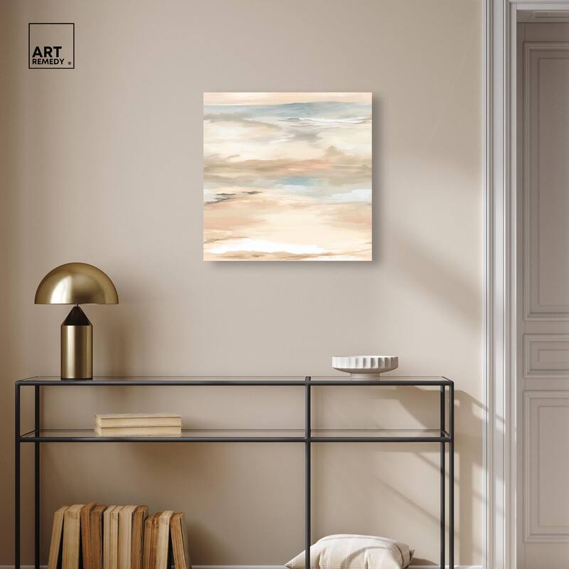 Roseate Skyfall I Canvas by Art Remedy, Gallery Wrapped