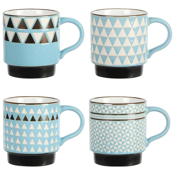 4 Piece 14 Ounce Stackable Mug Set - Bed Bath & Beyond - 38237768
