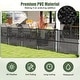 preview thumbnail 5 of 10, Costway 2/4 PCS Air Conditioner Fence Panels with Metal Ground Stakes