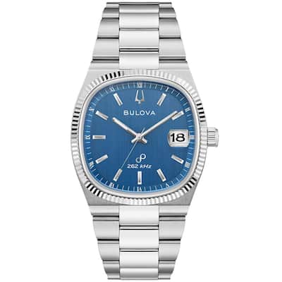 Bulova Men's Super Seville Blue Dial Watch - 96B440 - 6 (36)