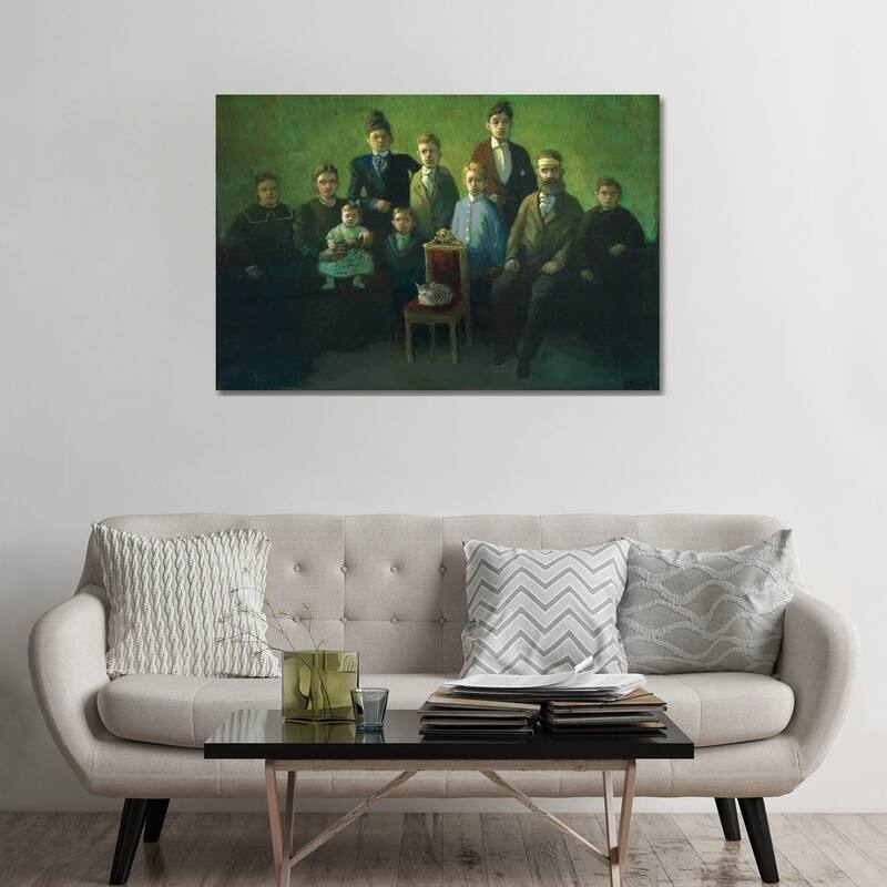 iCanvas "Difficult Family" by Michael Sowa Canvas Print - 32x48x1.5