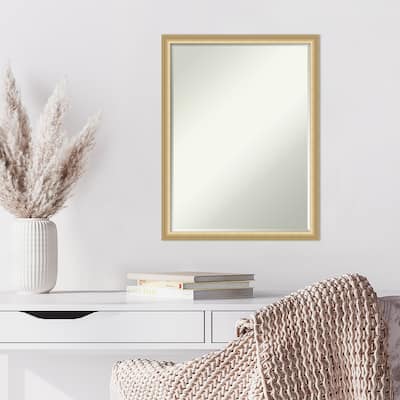 Florence Half-Inch-Bevel Framed Wall Mirror - Glass Size 18x24