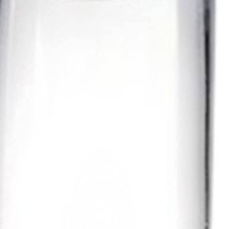 HomeRoots 9" Clear Cylindrical Lead Free Crystal Bud Table Vase - 2" W x 2" D x 8.75" H
