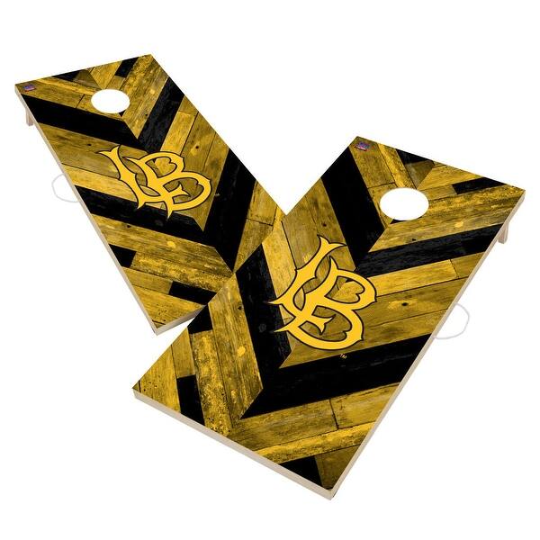 slide 2 of 6, Cal State Long Beach 49ers CSULB Cornhole Board Set 16 Years and Up