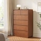 preview thumbnail 9 of 18, Bedroom Sets with 55.2" Wide 6 Dresser 45.3" Tall Chest of Drawers Charging Station Nightstand Set of 2