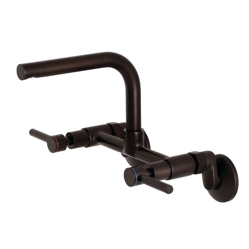 Concord 8 in. Adjustable Center Wall Mount Kitchen Faucet